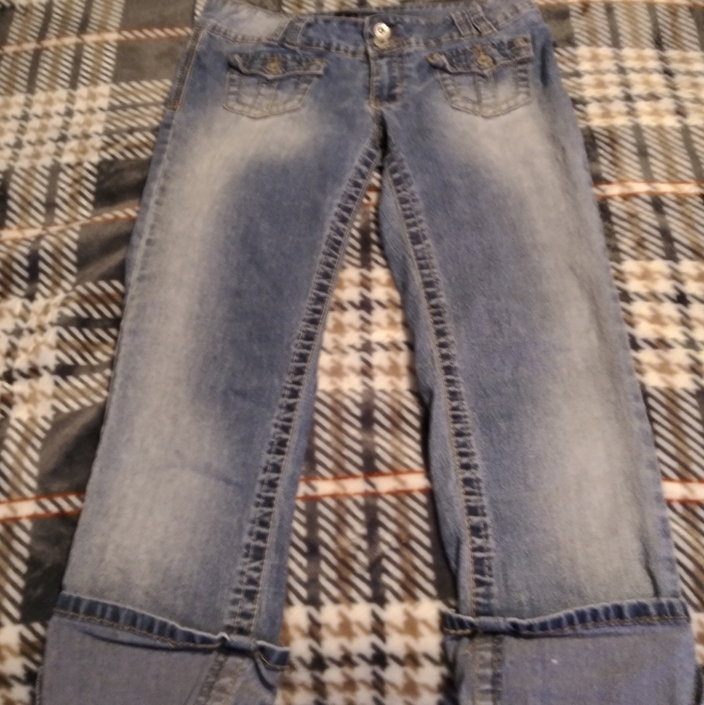 Angel denim capris